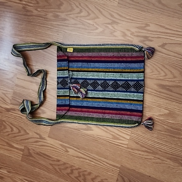 New pinzon handmade crossbody bag‎ hippie boho - Picture 1 of 6
